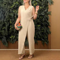 Dahlia™ | Mono Casual para Mujer con Cuello en V y Lazos Ajustables