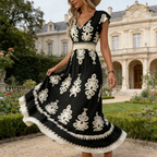 Osyrel | Vestido midi estampado