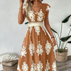 Osyrel | Vestido midi estampado