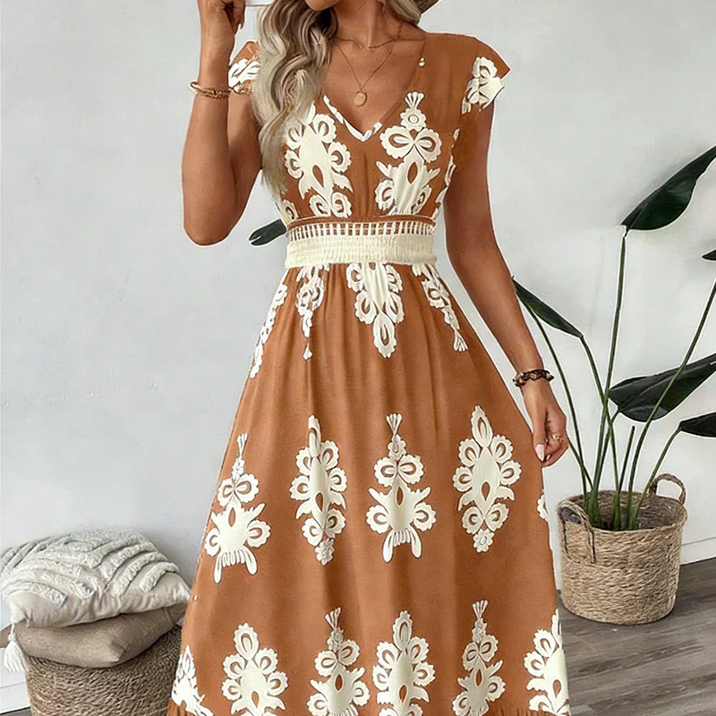 Osyrel | Vestido midi estampado