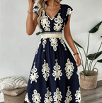 Osyrel | Vestido midi estampado