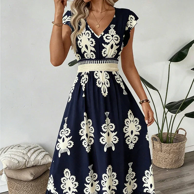 Osyrel | Vestido midi estampado
