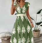 Osyrel | Vestido midi estampado